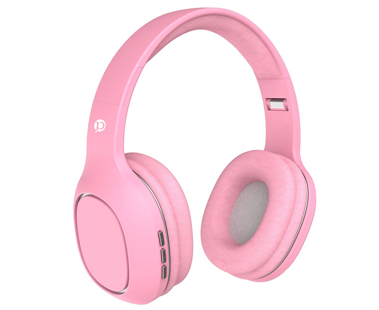 Беспроводные наушники PERO BH04 Pink, полноразмерные