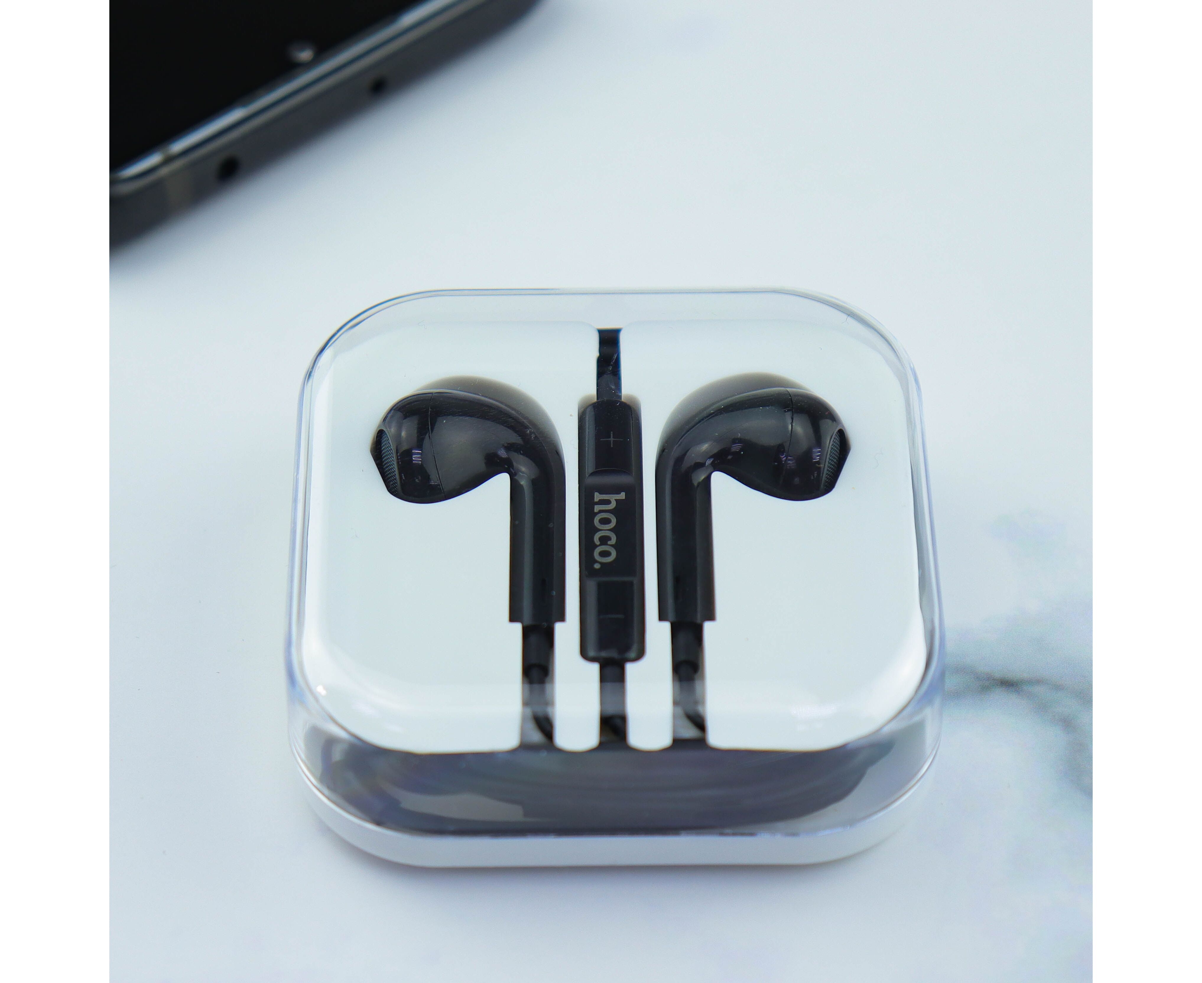 Наушники HOCO M1 Max crystal earphones with mic, black