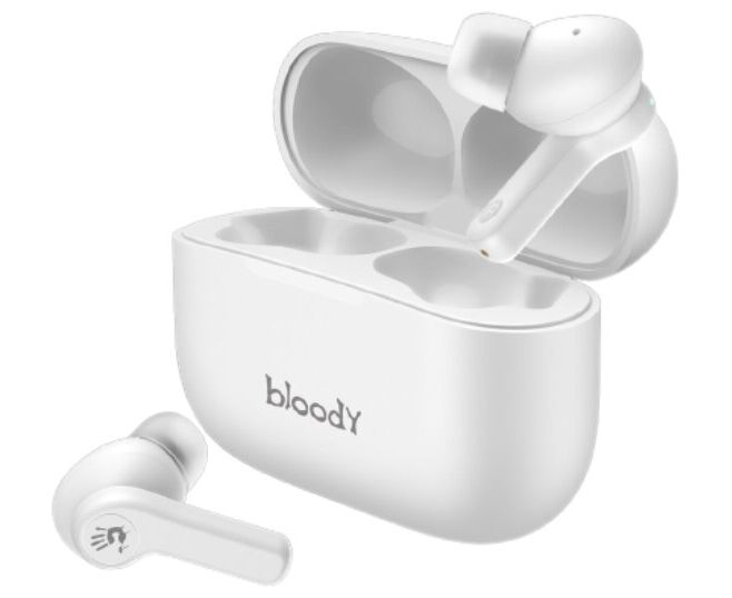 Наушники Bluetooth TWS A4 TECH Bloody M30 (белый)