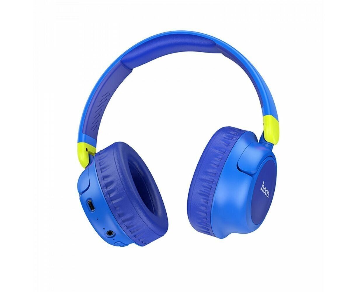 Наушники полноразмерные bluetooth HOCO W43 Adventure BT (синий)