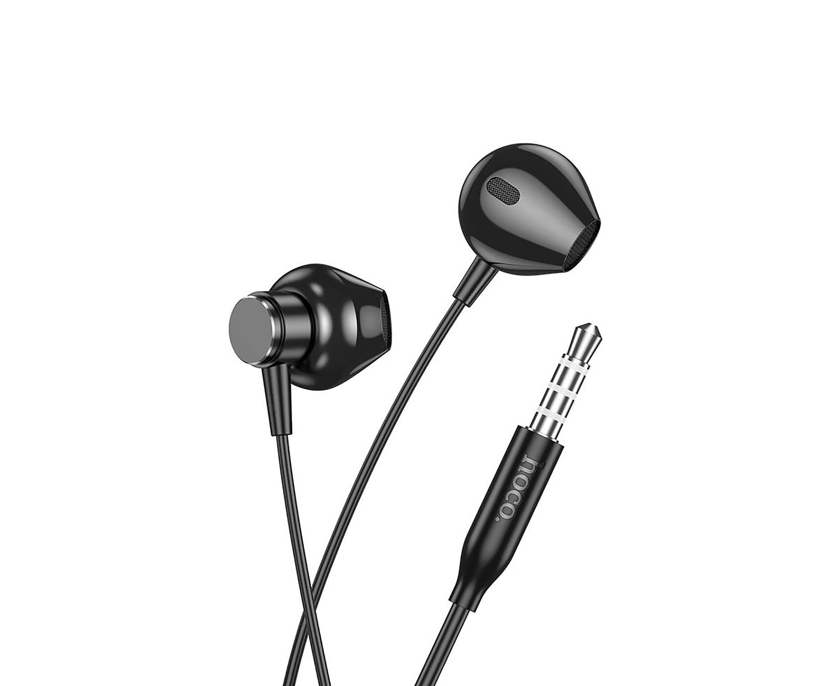 Проводные наушники с микрофоном вкладыши Hoco M125 Smart Jack 3,5 (black) (225404)