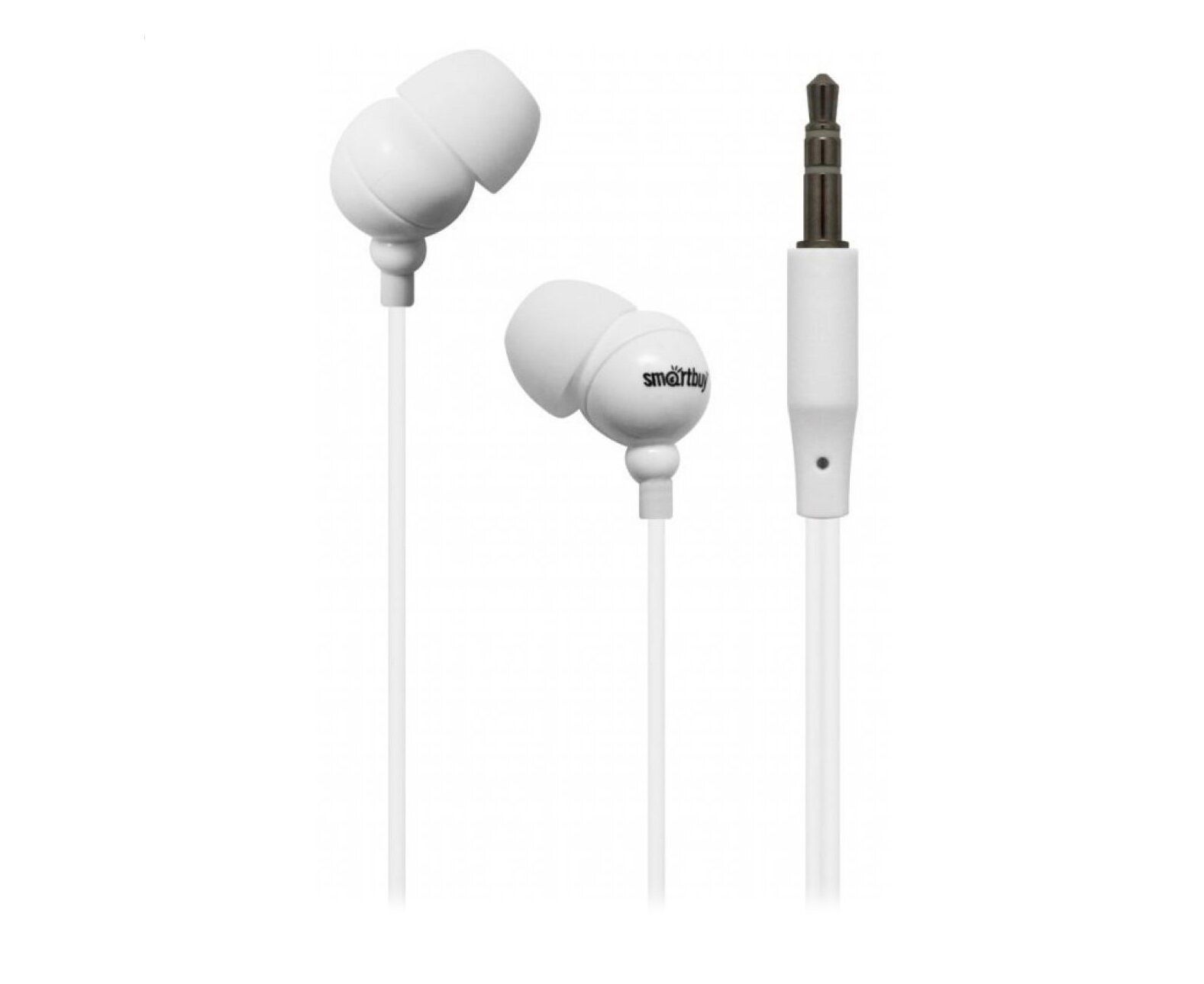 Проводные наушники внутриканальные Smart Buy SBE-1200 Color Trend Jack 3,5 (white) (36659)