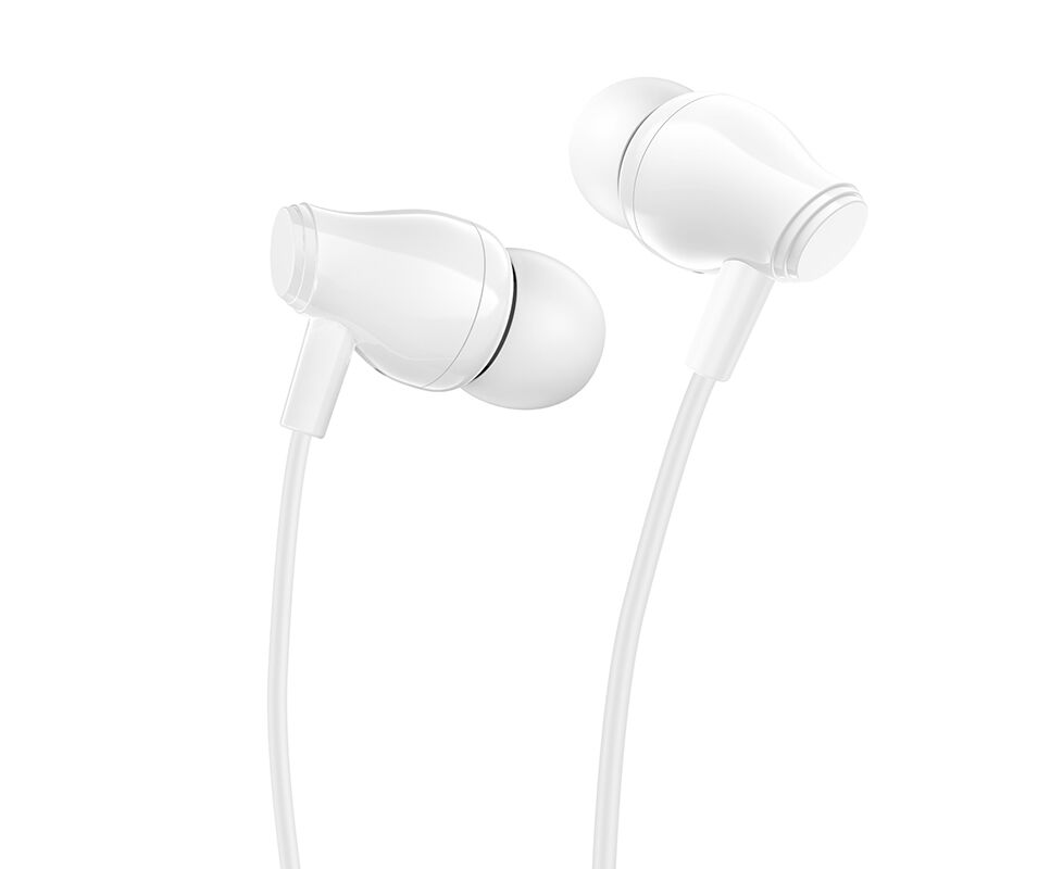 Наушники BOROFONE BM61 Wanderer universal earphones with mic (белый)