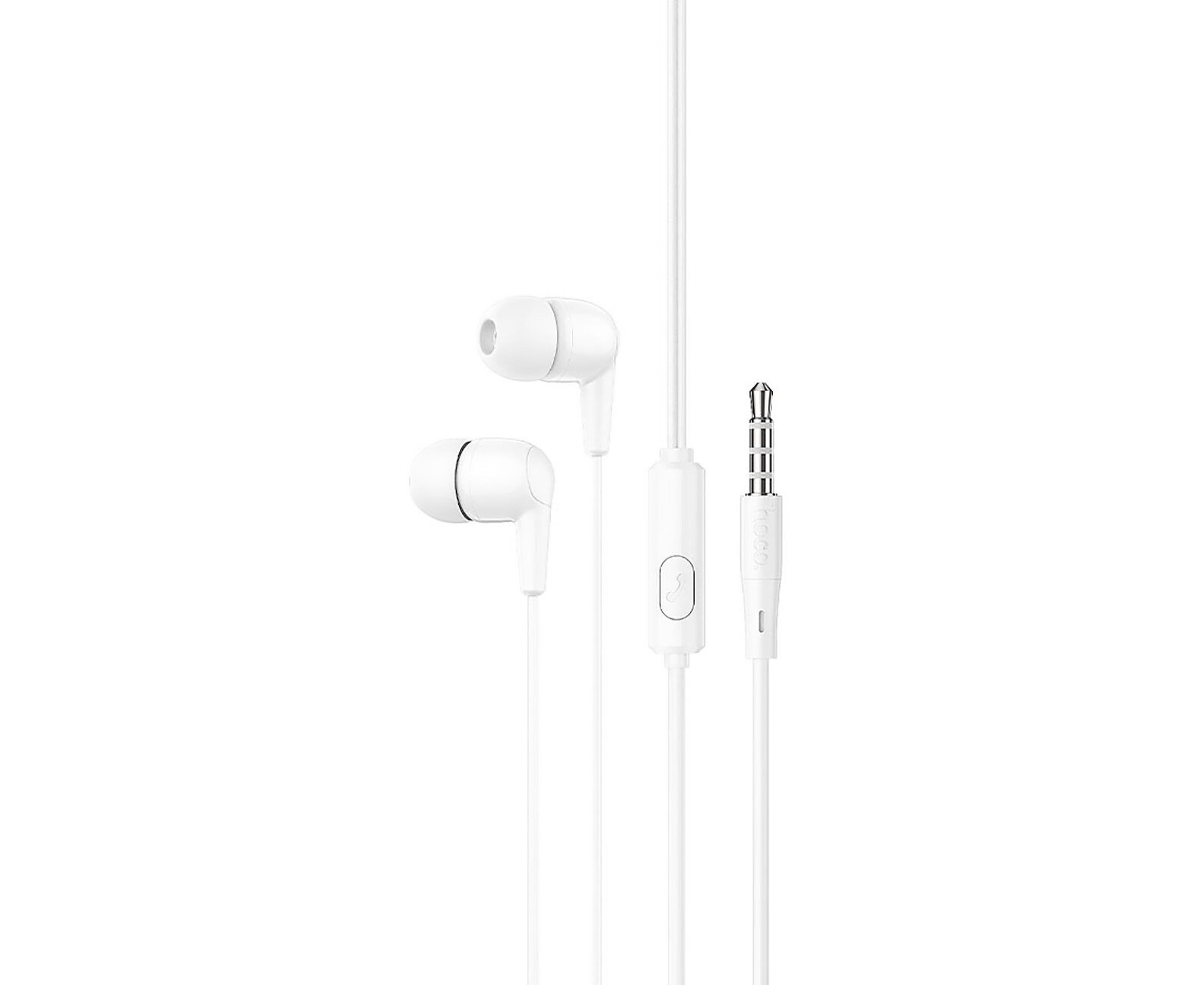 Проводные наушники с микрофоном внутриканальные Hoco M97 Jack 3,5 (white) (221600)