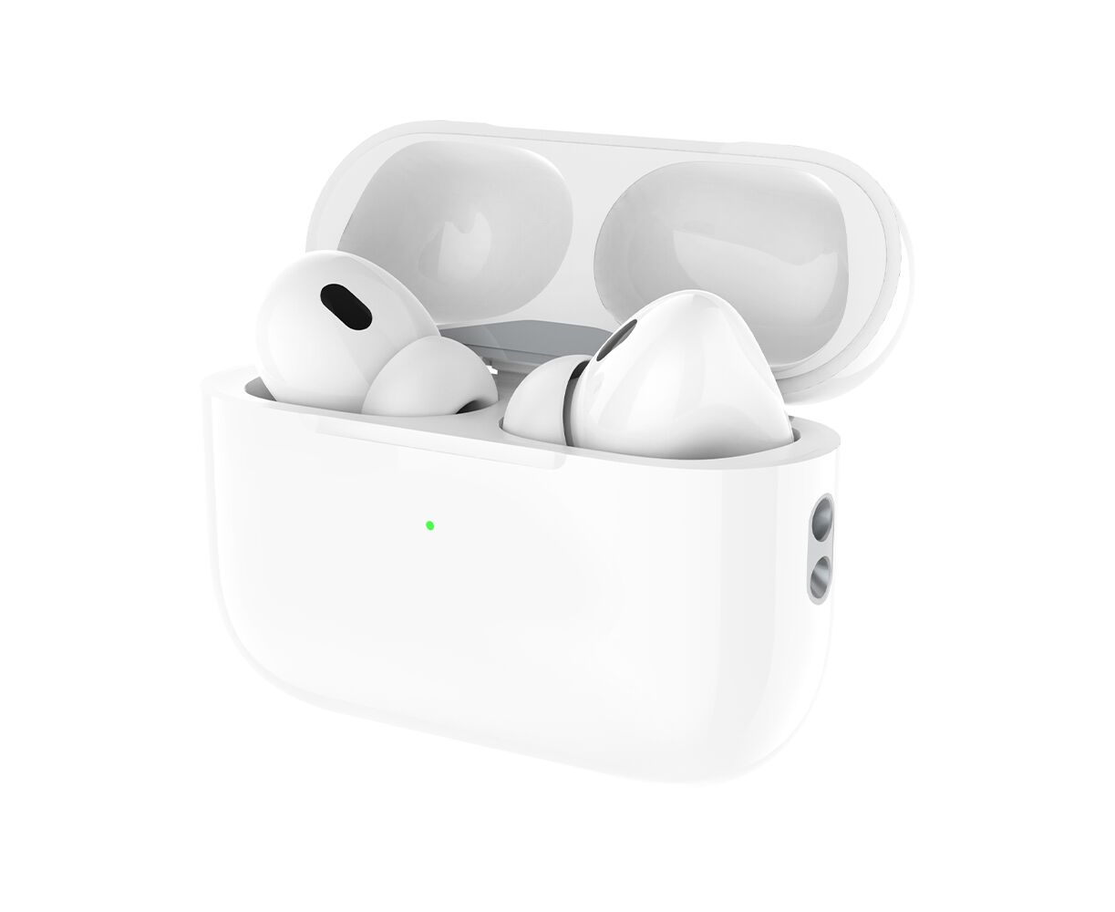 Беспроводные наушники с микрофоном Air Pro ANC, TWS, BT 5.2, 300 м Ач, ANC, QI, белый, Deppa, 44194