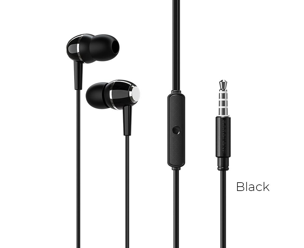 Наушники BOROFONE BM36 Acura Universal with mic (чёрный)