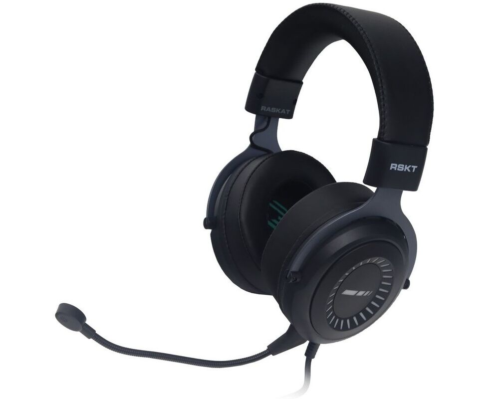 Наушники Raskat Гарнитура Raskat Strike Strike 3 U 7.1 Virtual Suround Sound Gaaming Headsets with RGB LED Backlight Speaker Neodymium Magnet, D=40mm