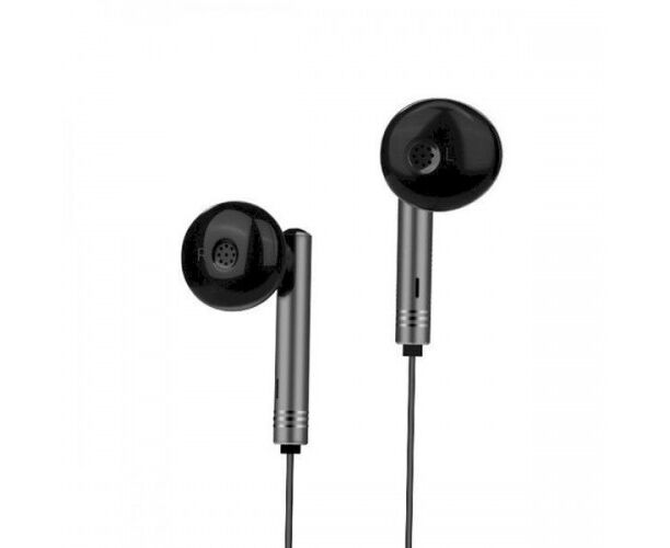 Наушники HOCO M98 universal earphones with microphone (металлический серый)
