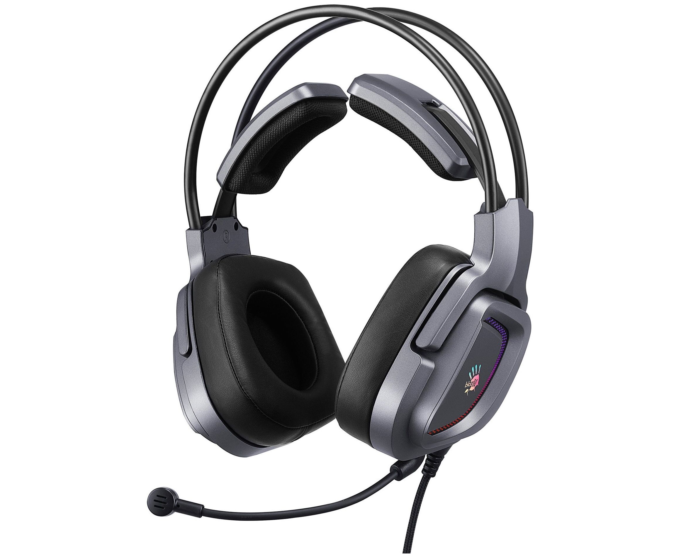 Наушники игровые с микрофоном A4 TECH Bloody G575 (серый)