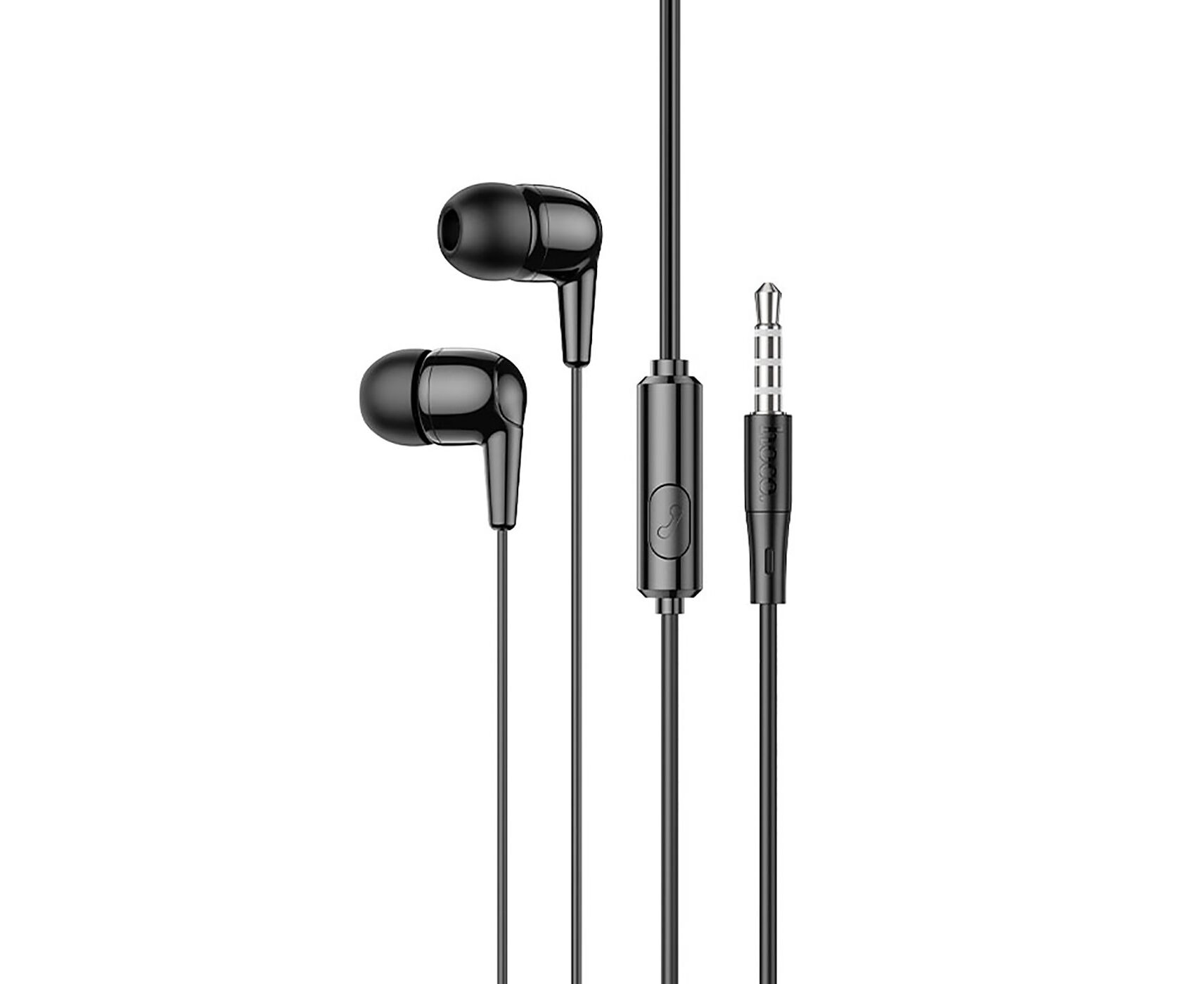 Проводные наушники с микрофоном внутриканальные Hoco M97 Jack 3,5 (black) (221599)