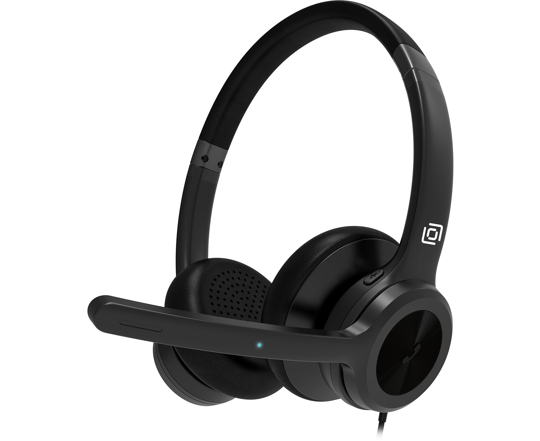 Наушники с микрофоном Оклик HS-L800 1.8м (черный)