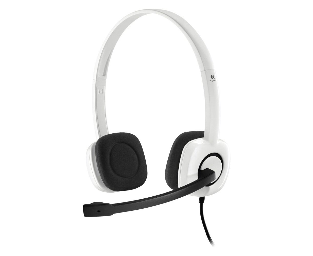 Наушники с микрофоном Logitech H150 белые (981-000350)