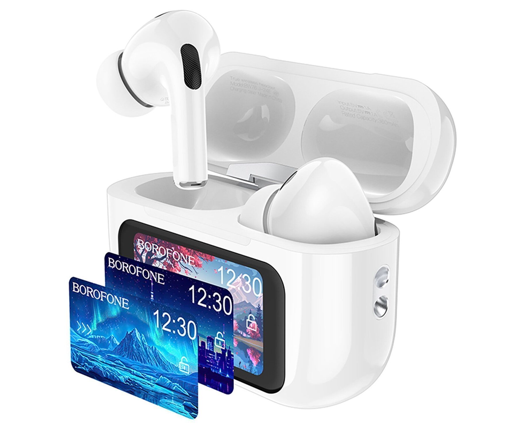 Беспроводные Bluetooth-наушники Borofone TWS BW76 ANC (white) (234683)
