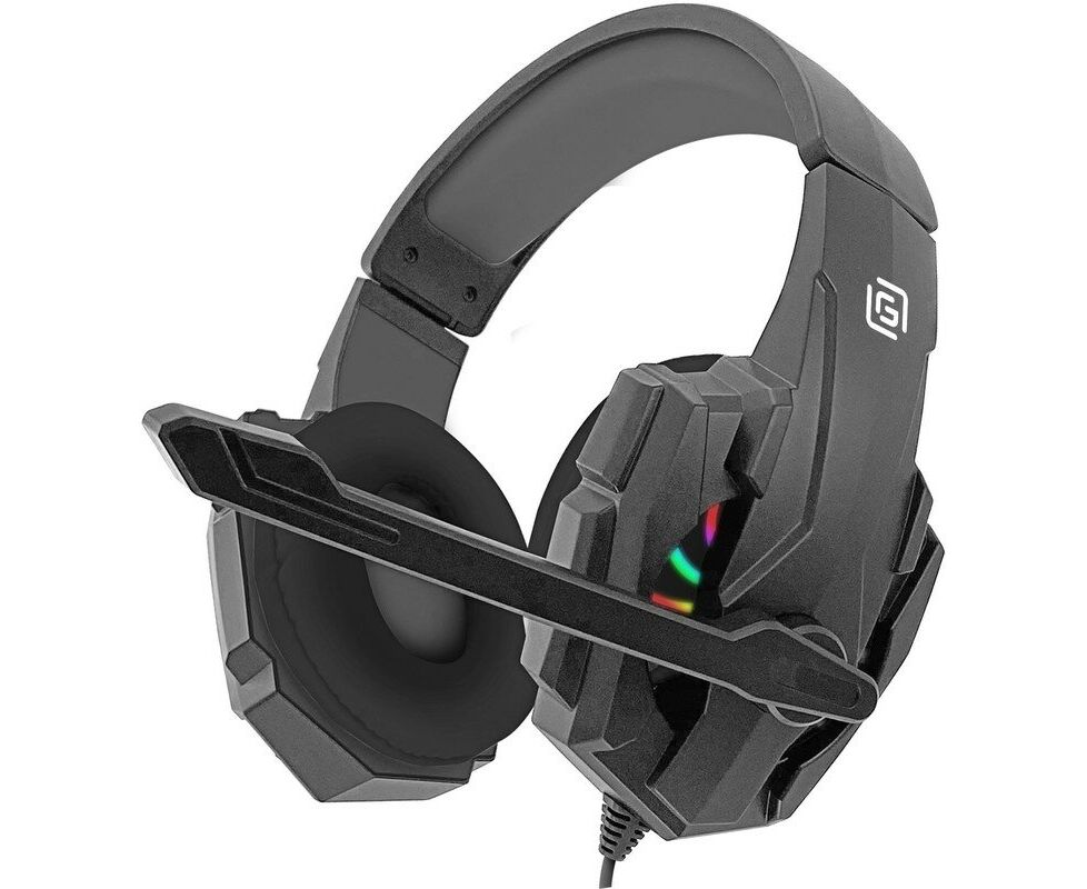 Наушники с микрофоном OKLICK HS-L355 G черный 1.8м мониторные оголовье (1939807)