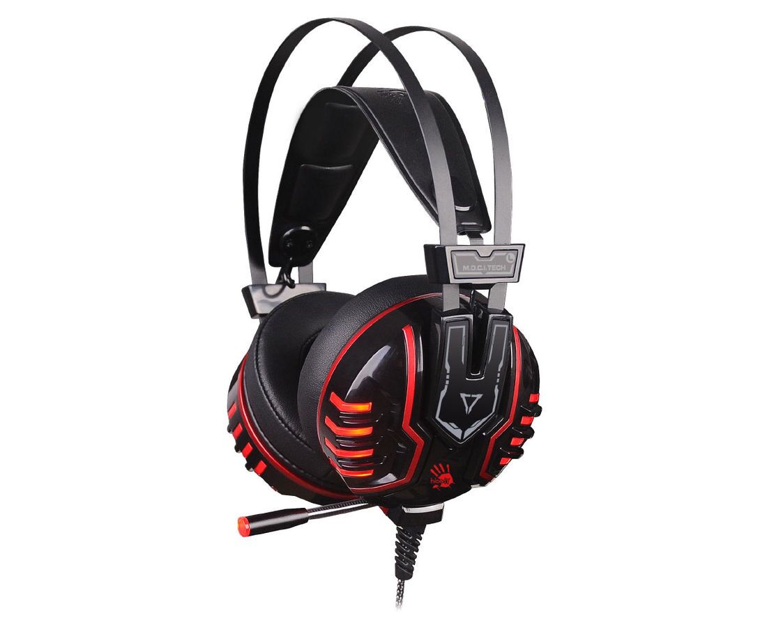 Наушники с микрофоном A4 Bloody M615 черный (M615 B/R)