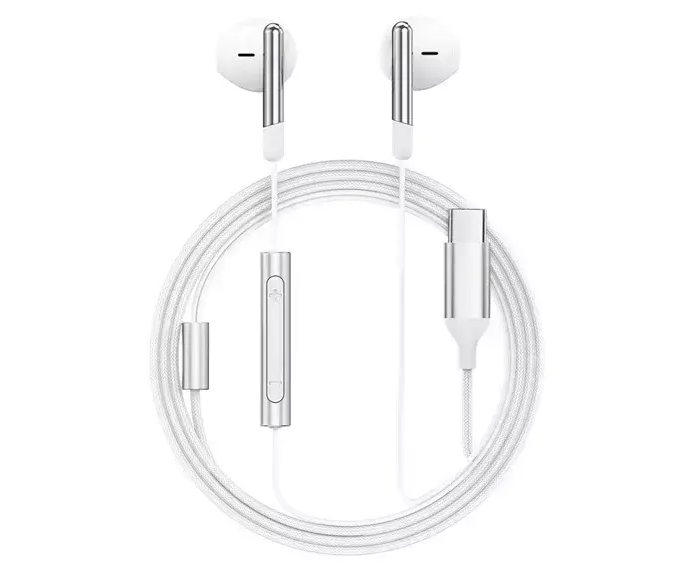 Наушники ACEFAST L3 USB-C Wired earphones with mic White