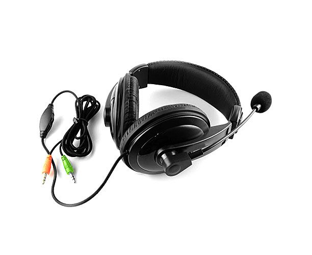Наушники с микрофоном:De Tech DT-750 G