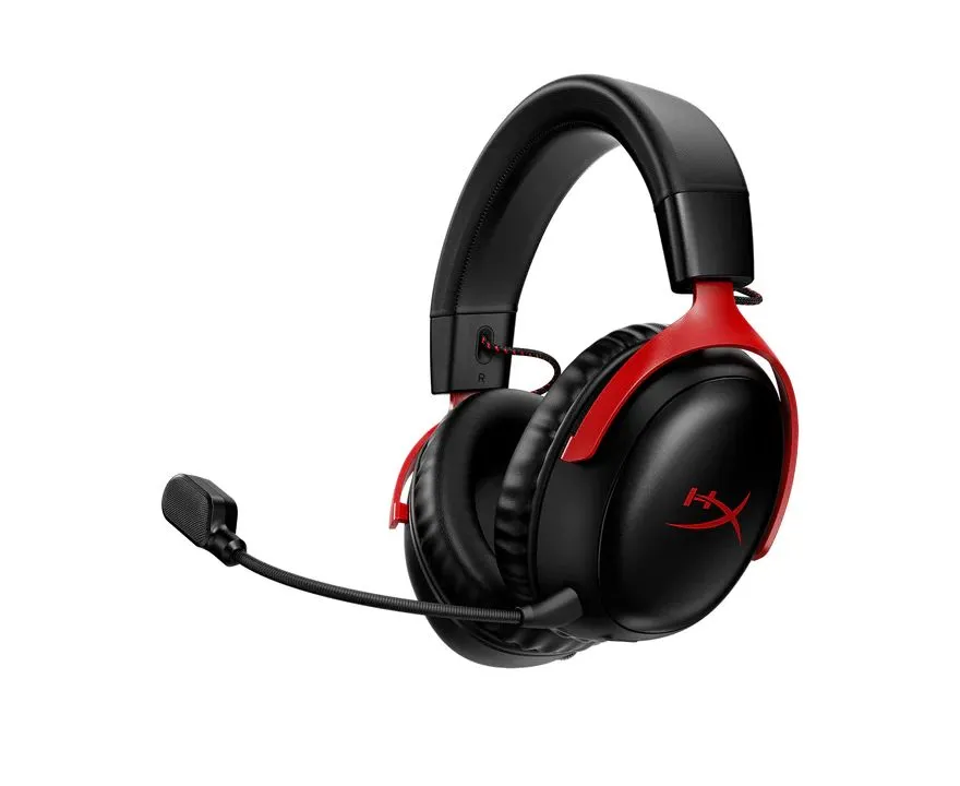 Наушники с микрофоном Hyper X Cloud III Wireless Radio (77 Z46 AA) черный/красный