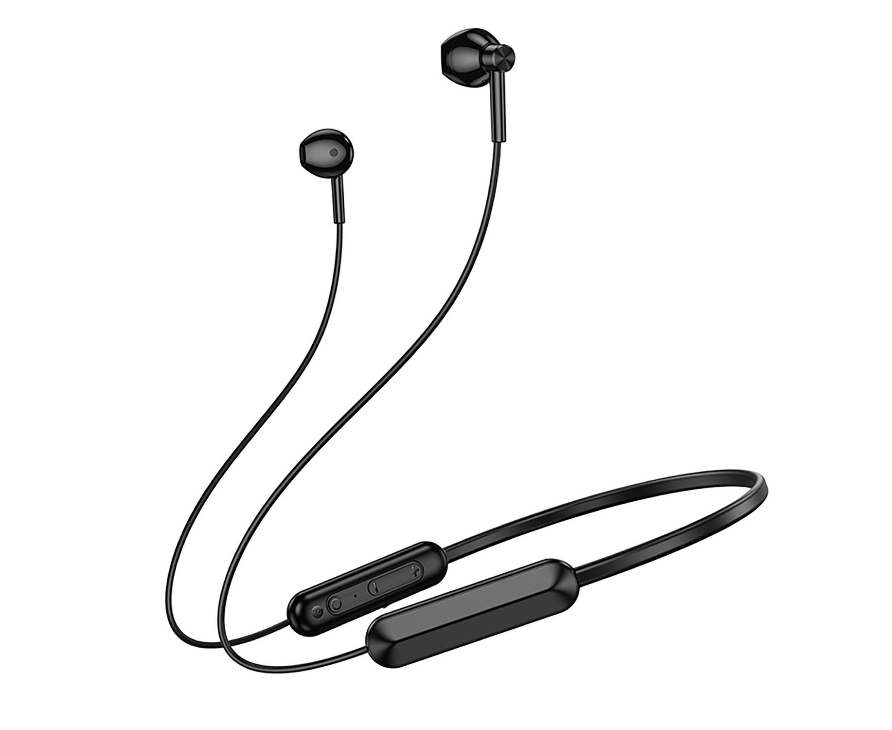 Bluetooth-наушники вкладыши Borofone BE70 Light (obsidian black) (236056)