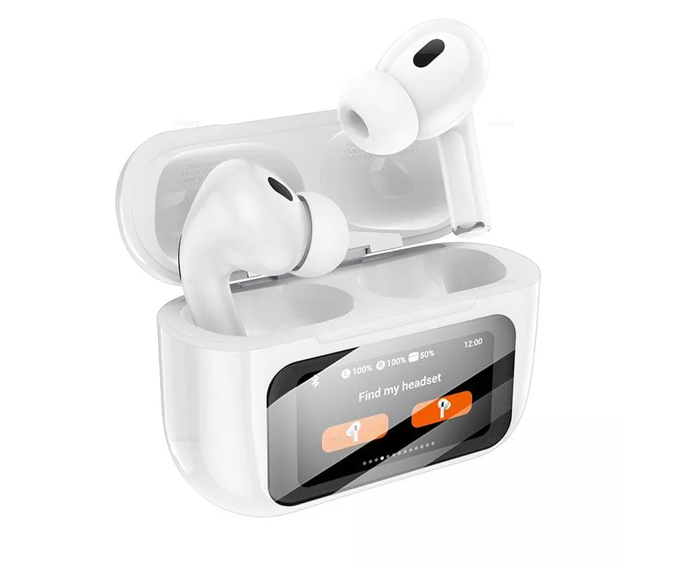 Наушники bluetooth HOCO EW72 Soar true wireless ANC Noise Reduction touch screen (белый)