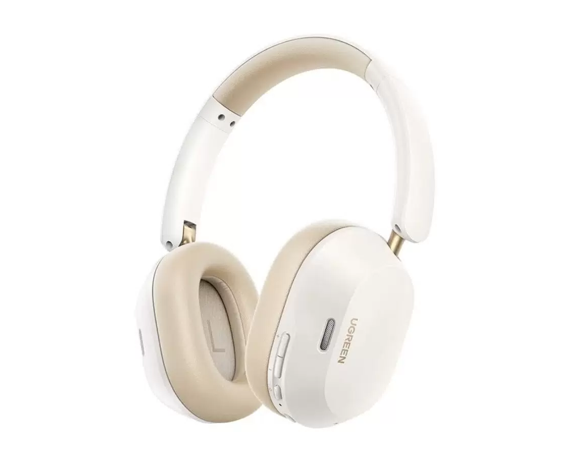 Наушники UGREEN HP203 (35758) Hi Tune Max 5 C Hybrid Active Noise-Cancelling Headphones White