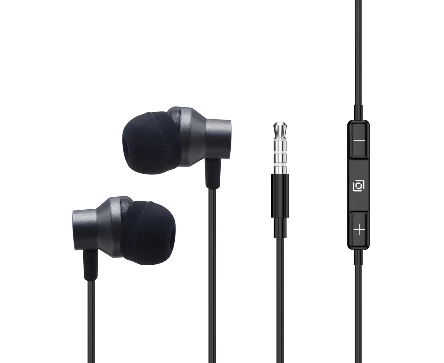 Гарнитура внутриканальные Оклик HS-S-230 1.2м черный проводные в ушной раковине (SS-E188 B)
