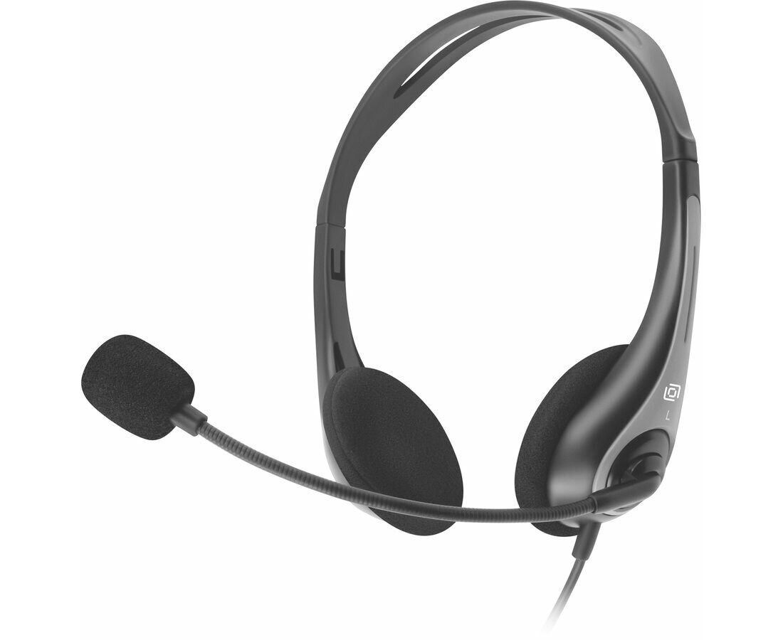 Наушники OKLICK HS-M300 черный/серый 1.8м (1876323)