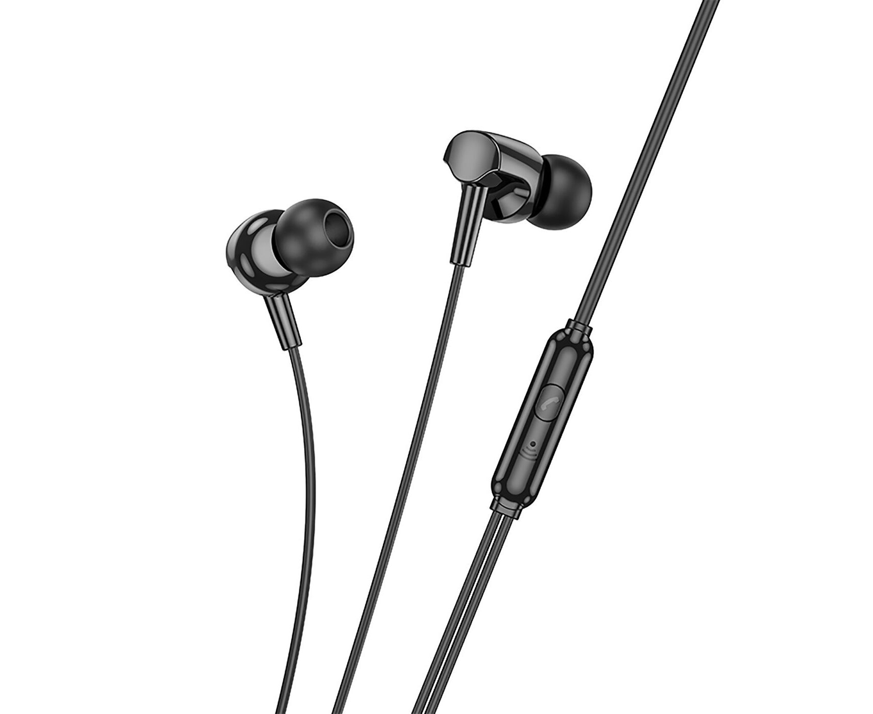 Проводные наушники внутриканальные Hoco M112 Jack 3,5 (black) (222428)