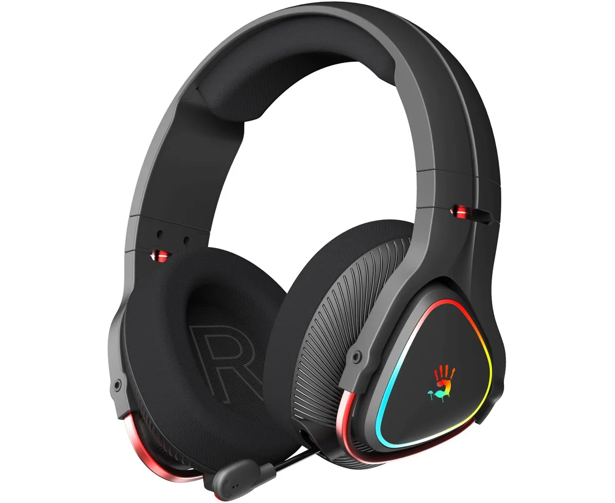 Наушники с микрофоном A4 Tech Bloody MR720 BT/Radio черный