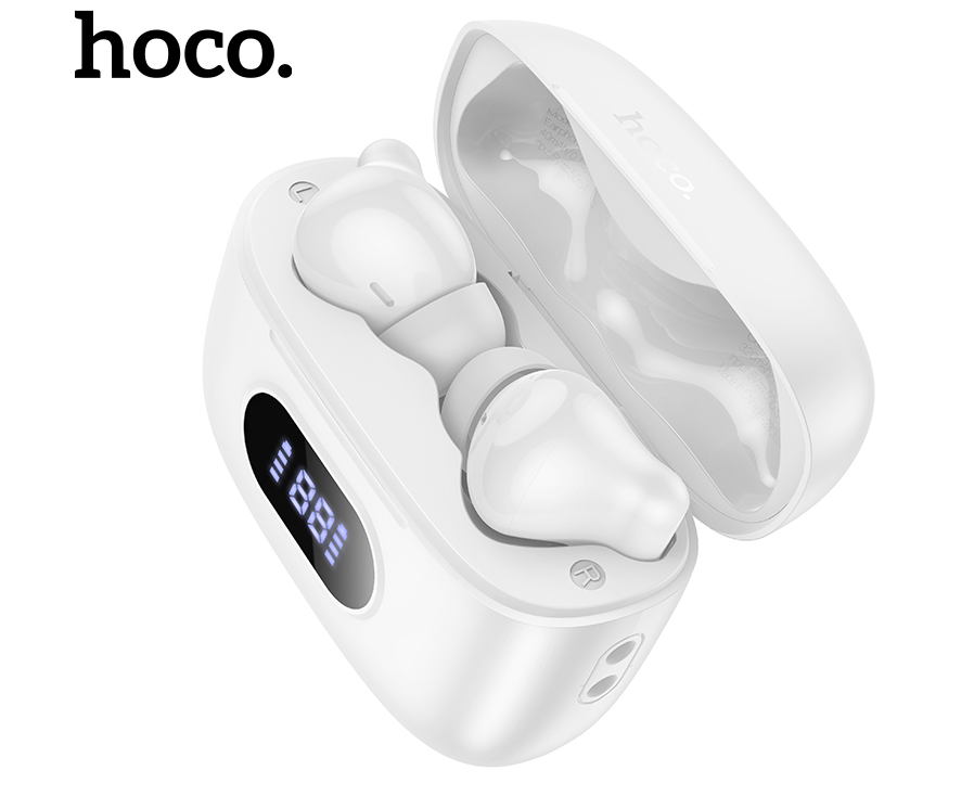 Наушники Hoco EQ2 Plus thought true wireless BT headset white