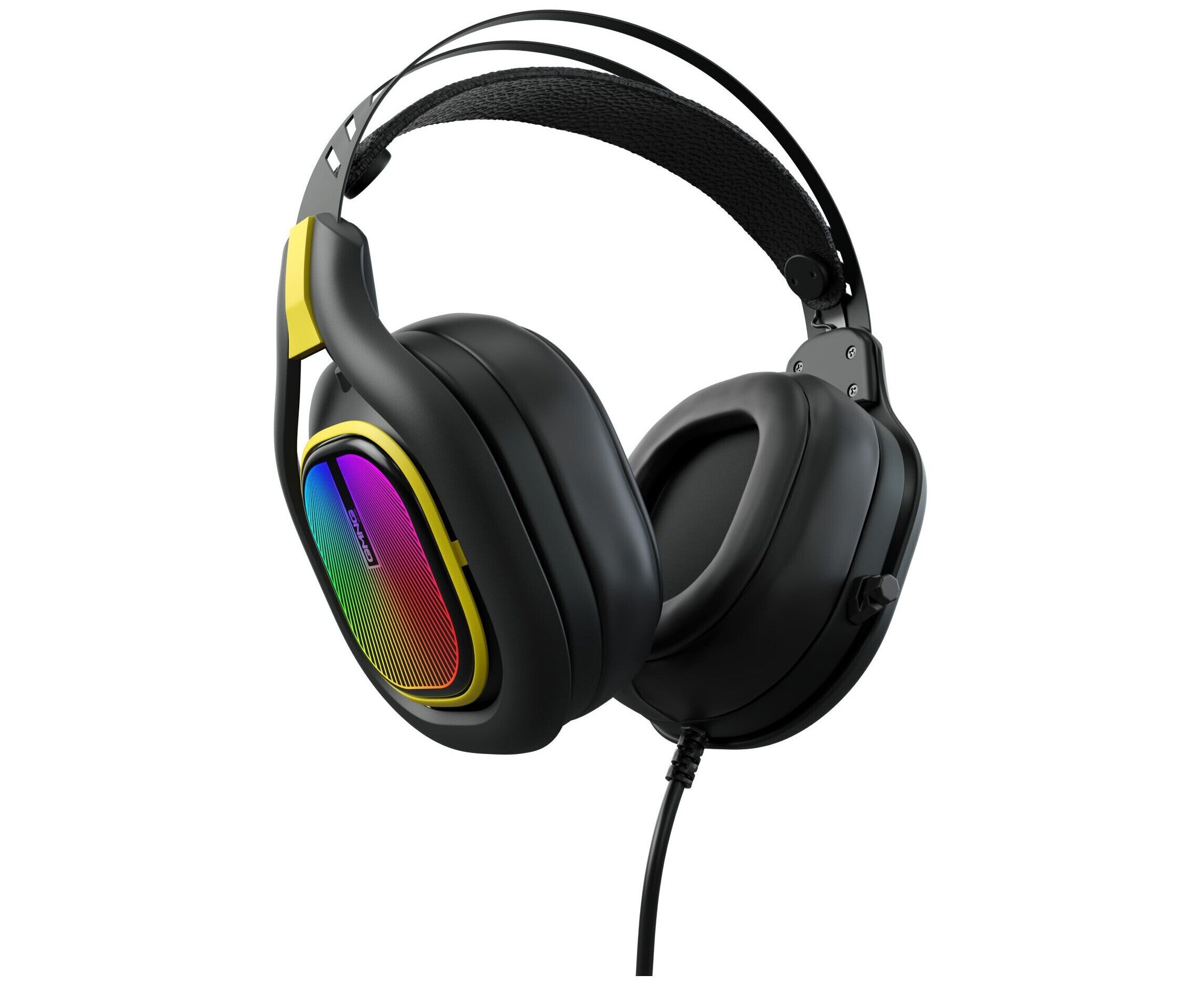 Наушники Oklick GMNG HS-L630 G черный/желтый (1533561)