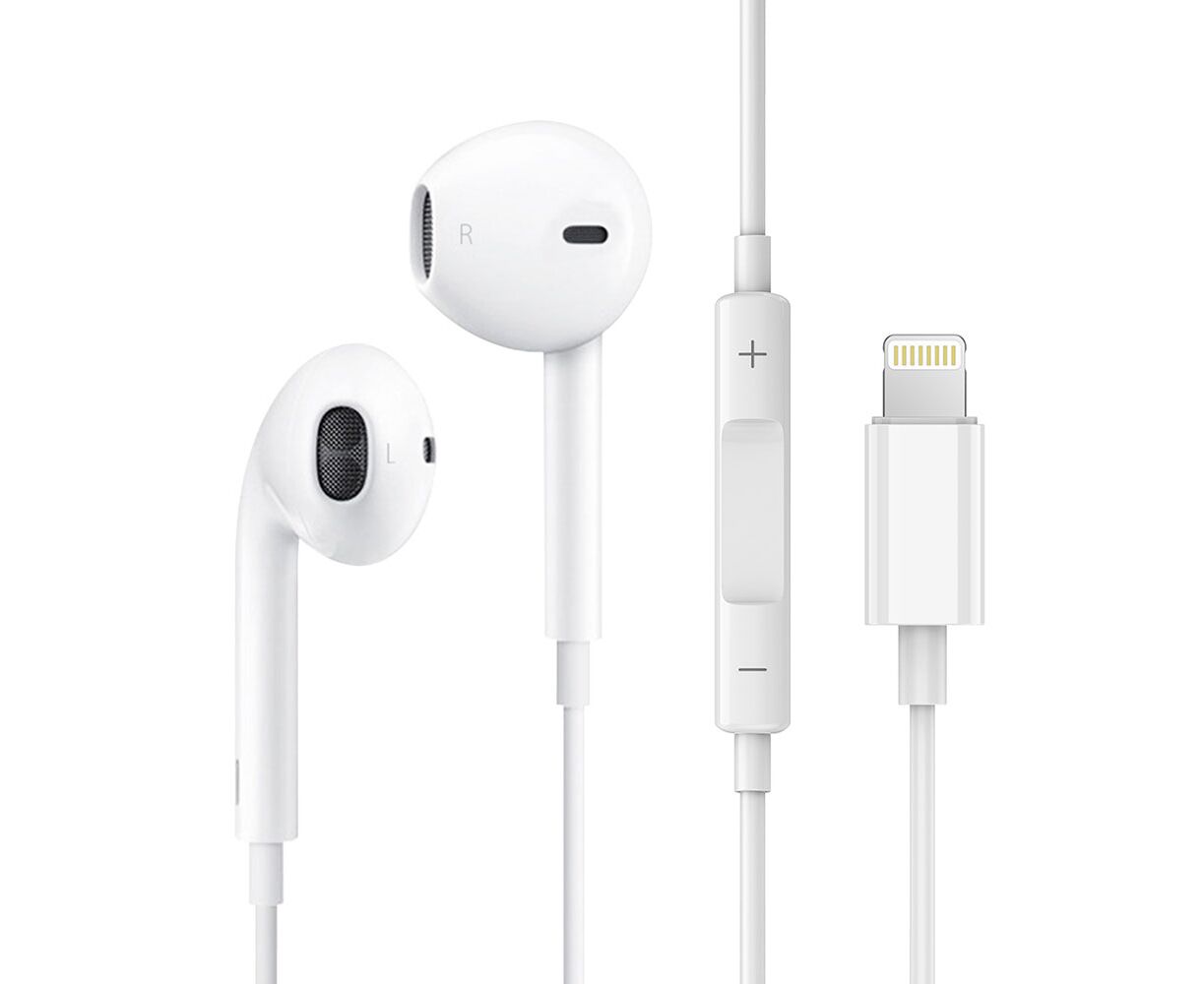 Стереогарнитура Stereo Air Lightning, белый, Deppa