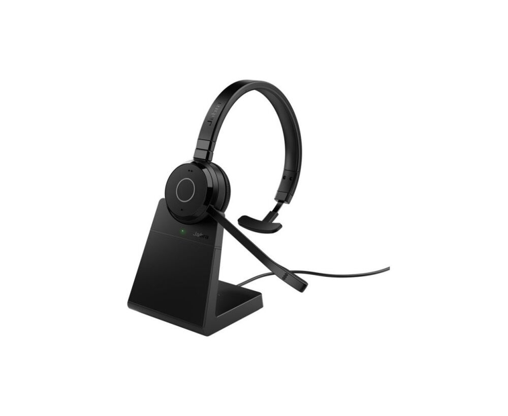 Гарнитура беспроводная Jabra Evolve 65 TE (6693-833-399) Link 390a MS Mono Stand