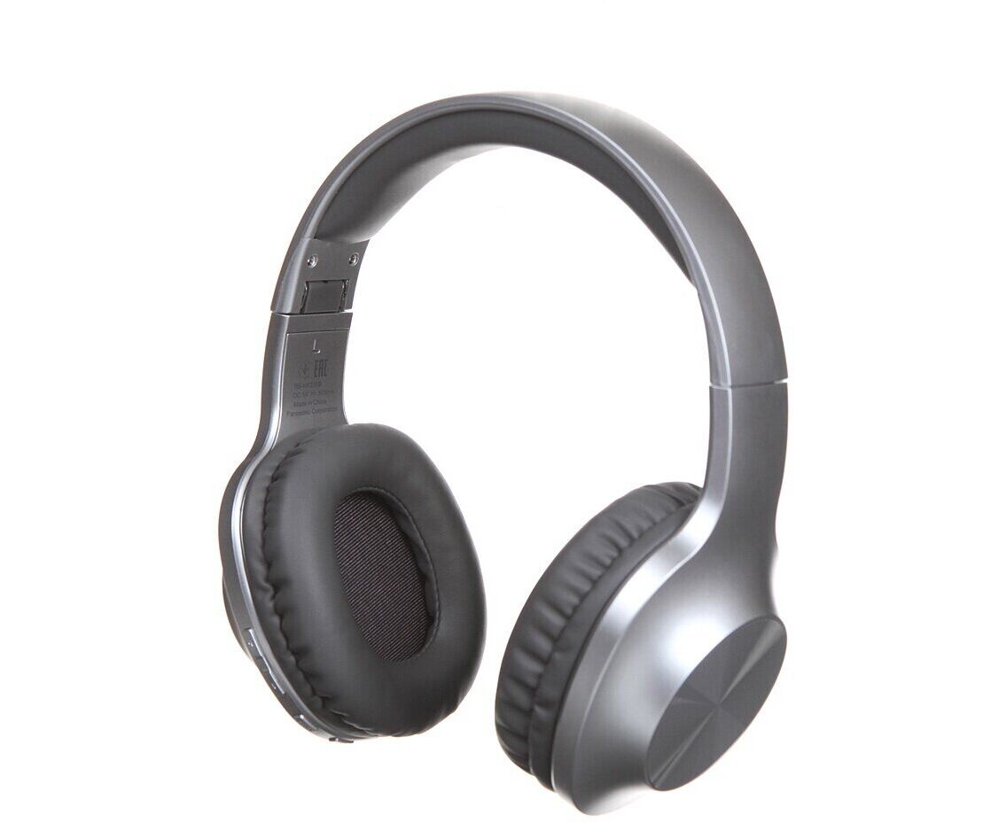 Наушники Panasonic RB-HX220 BEES полноразмерные серебристый Bluetooth наушники с усиленным басом