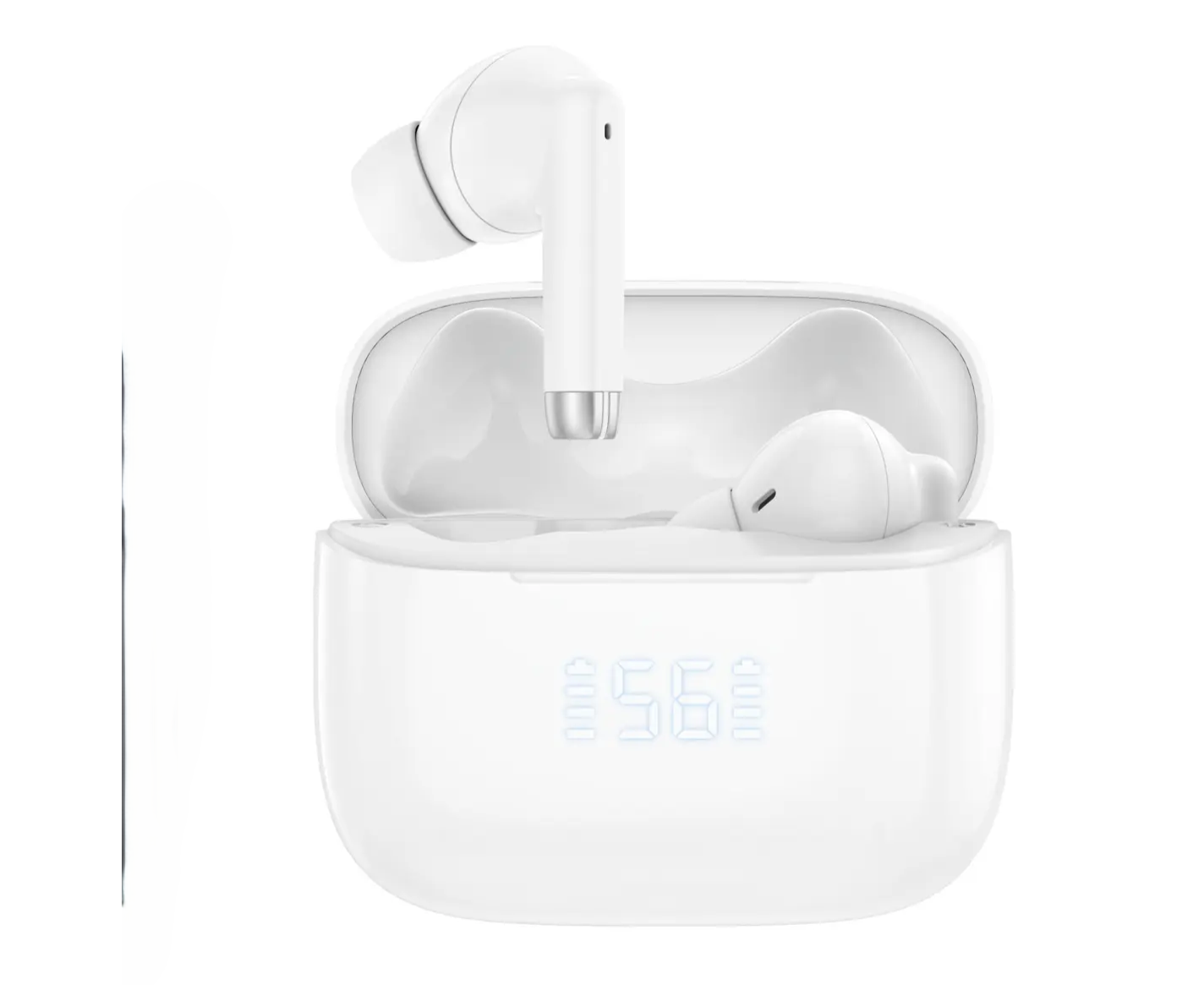 Беспроводные Bluetooth-наушники Foneng BL159 Digital Display TWS (White)