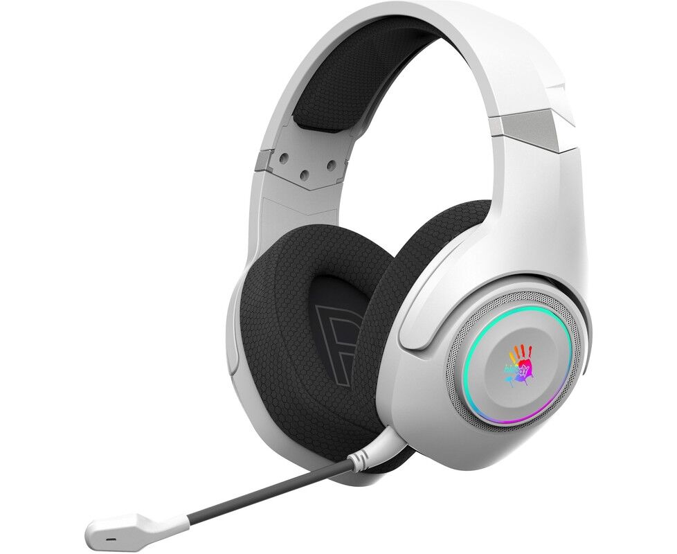 Наушники с микрофоном A4 Tech Bloody GR270 белый 1.5м мониторные BT/Radio оголовье (GR270)
