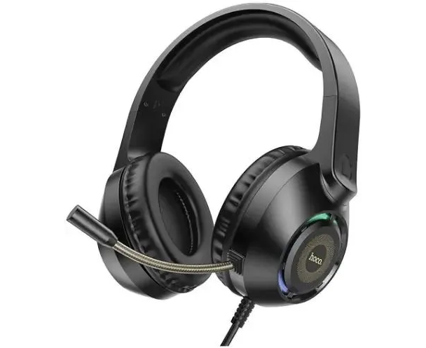 Наушники Hoco W108 Sue черный 2м мониторные USB оголовье