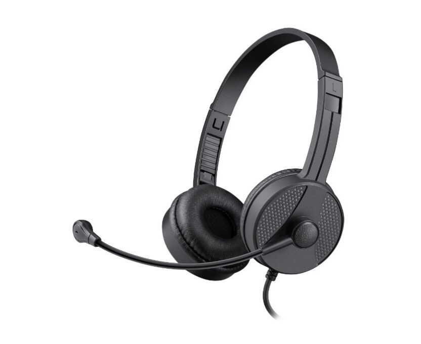 Гарнитура DEFENDER Tune 160 черный, провод 1.8 м 63164