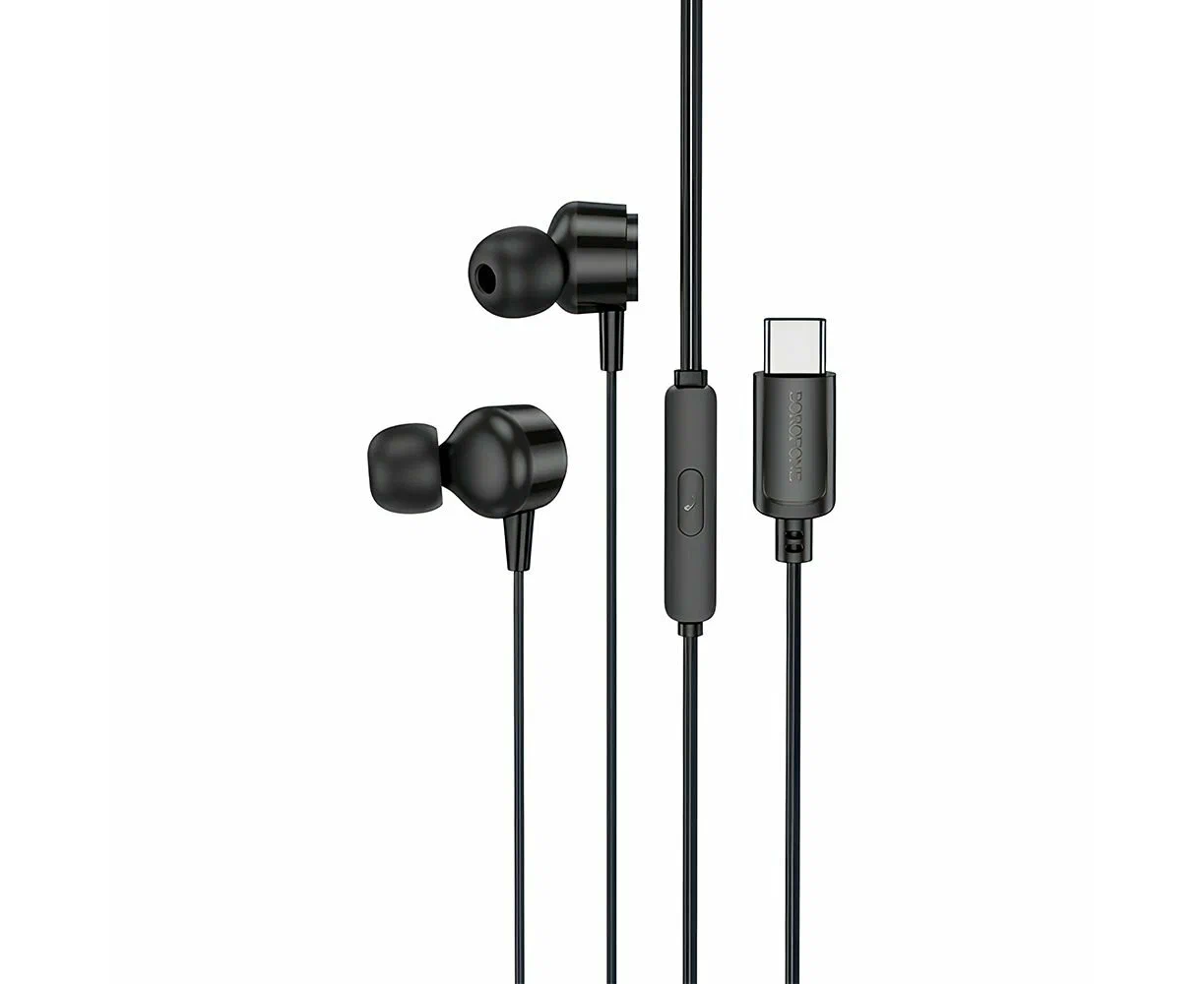 Наушники BOROFONE BM94 Sonar universal earphones with microphone Black