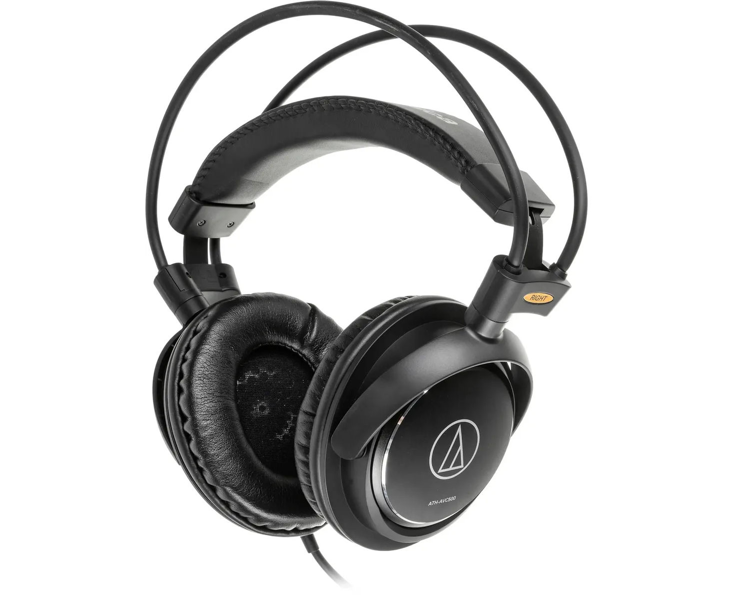 Наушники AUDIO-TECHNICA ATH-AVC500, 3.5мм, мониторные черный