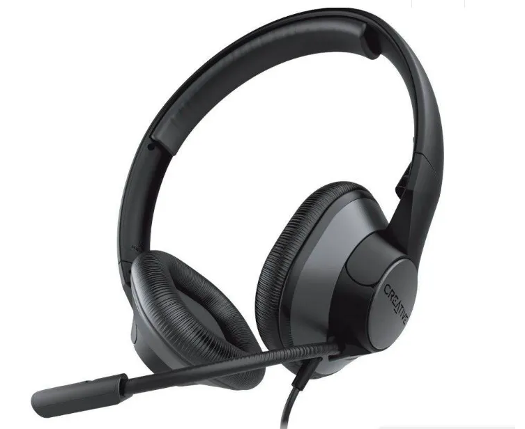 Наушники с микрофоном Creative HS-720 V2 черный 2м накладные USB оголовье (51 EF0960 AA000)