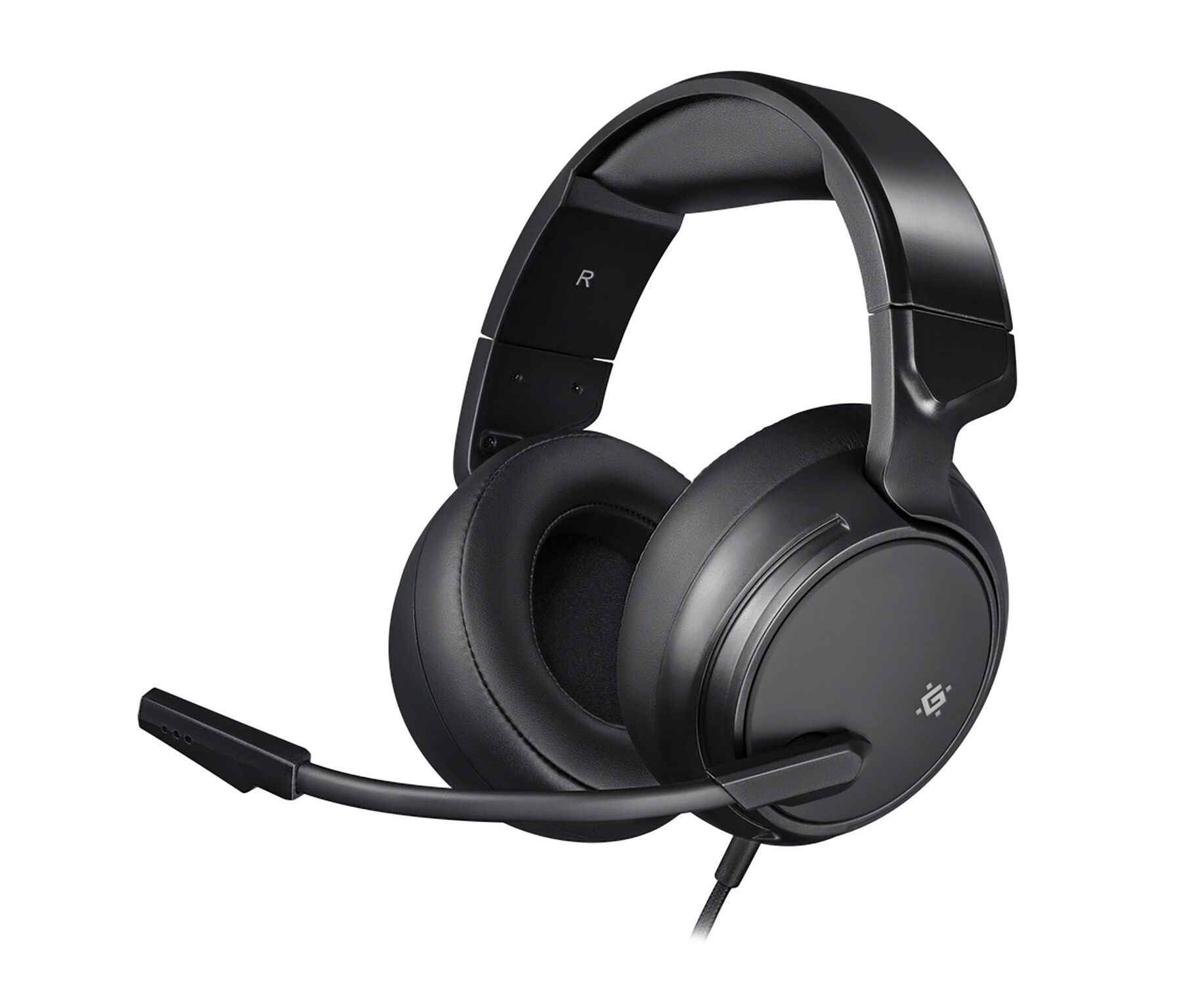 Компьютерная гарнитура Defender Shadow софттач, провод 2м (black) (237344)