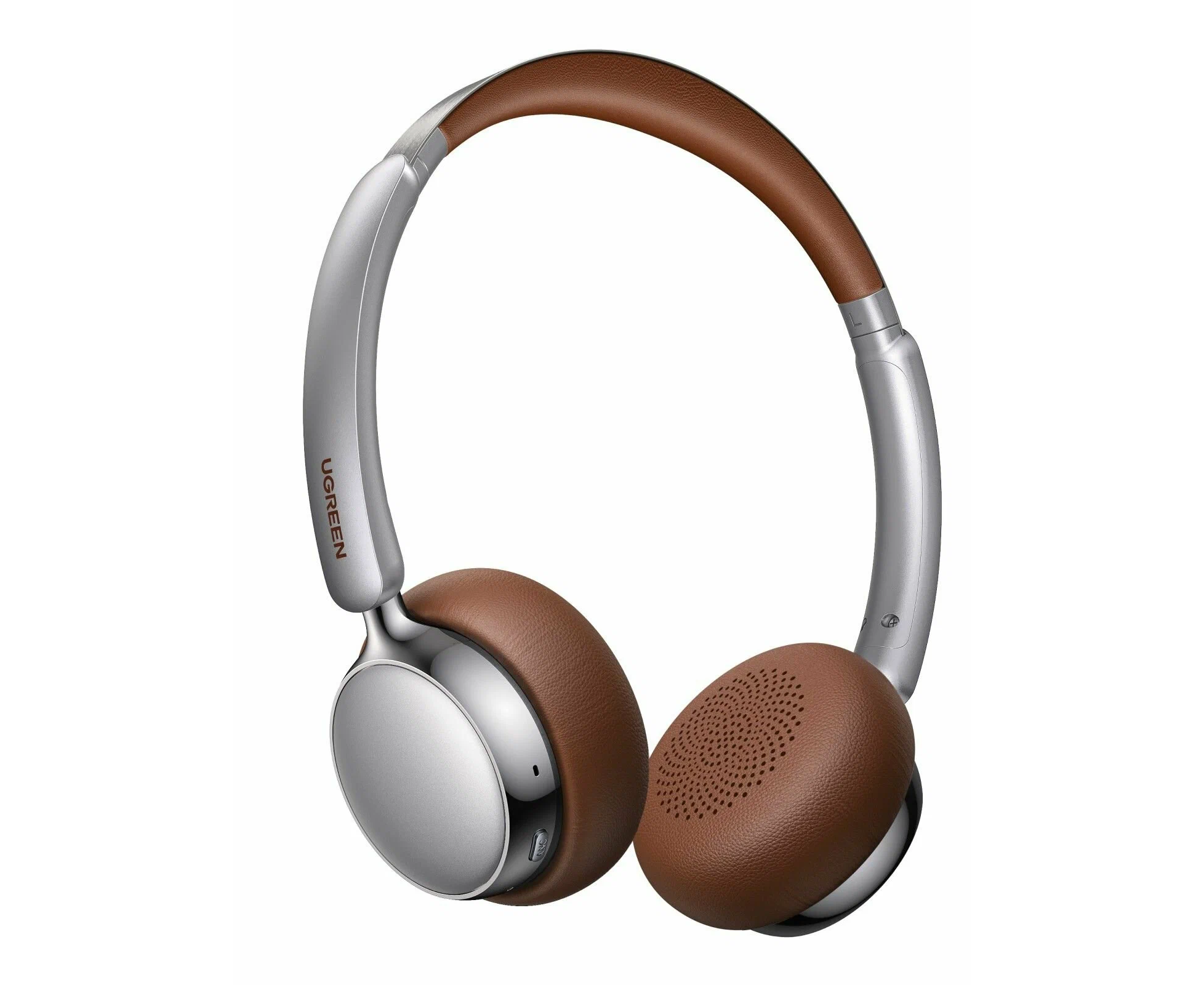 Наушники UGREEN HP207 (75629) Studio Plus Bluetooth Active Noise-Cancelling Headphones Silvery Brown