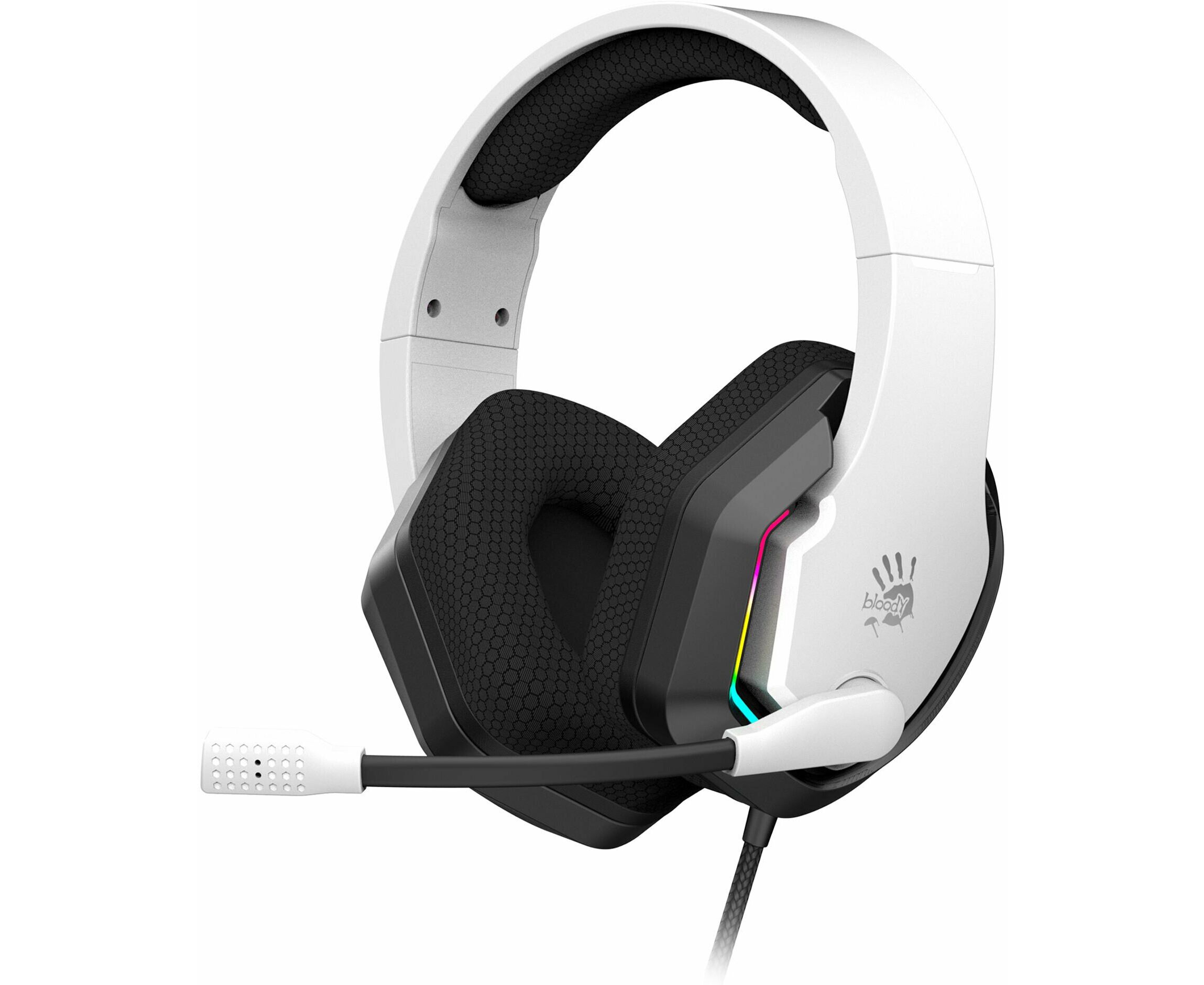 Наушники с микрофоном A4 Tech Bloody G260 P белый/черный