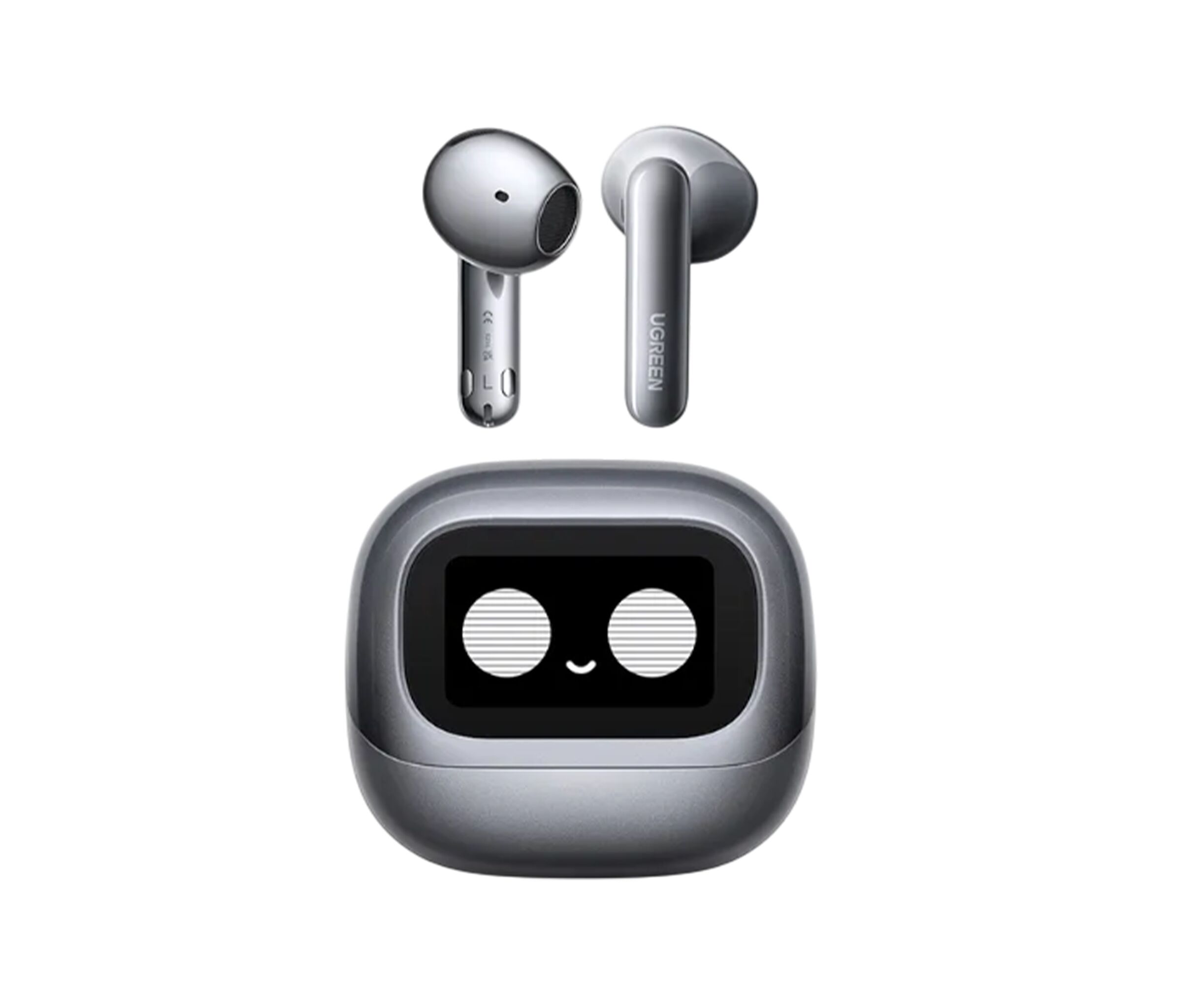 Наушники беспроводные UGREEN WS216 (75288) Light Buds Magic Hibrid ANC Earbuds черный