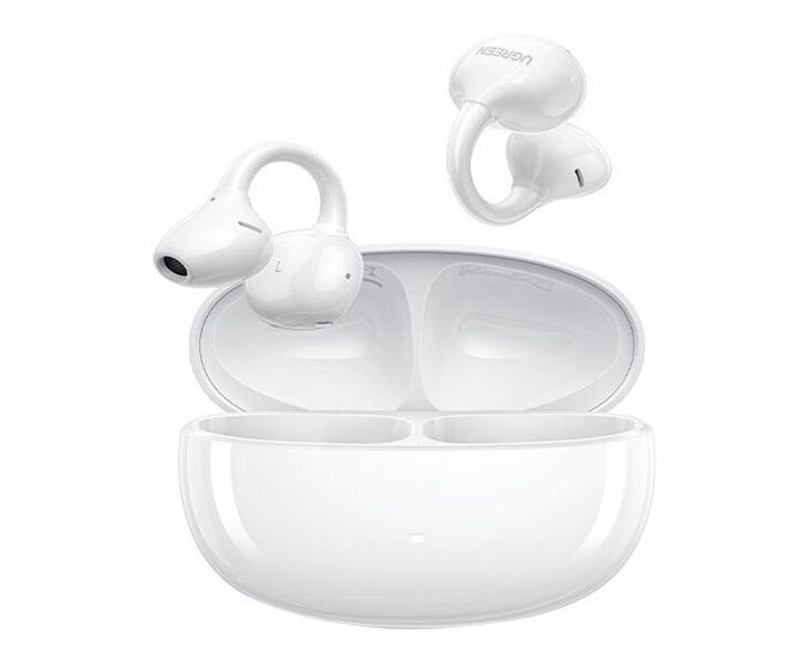 Наушники беспроводные UGREEN WS218 (85911) Clip Buds Pro ANC Earphone BT 6.0 Active Noise Cancellation Hi-Res серебристый