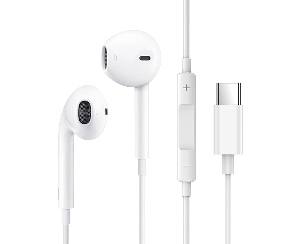 Стереогарнитура Stereo Air Type-C, белый, Deppa
