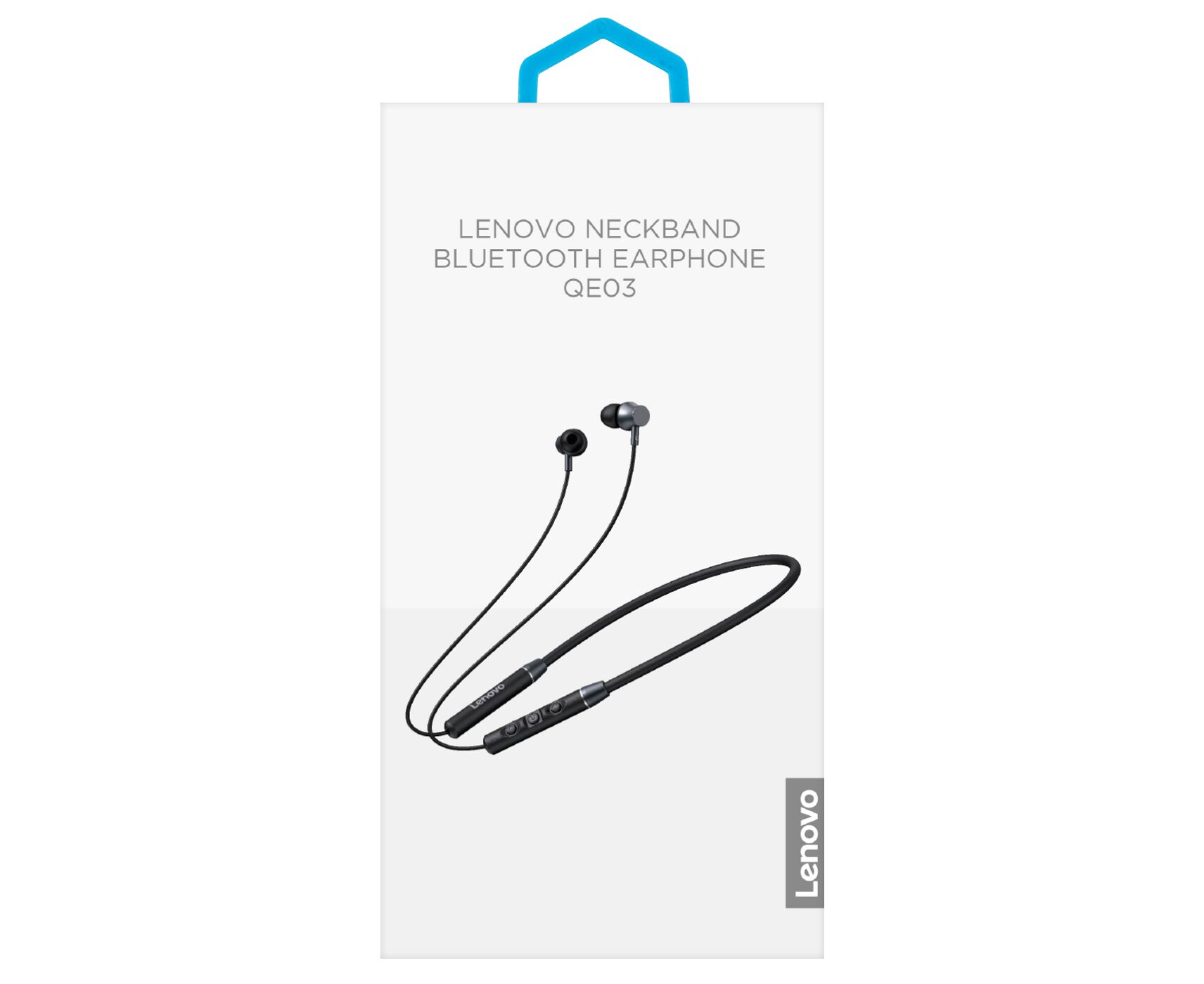 Bluetooth-наушники Lenovo QE03 с микрофоном (с ободом), черные (PTM7 C02773)