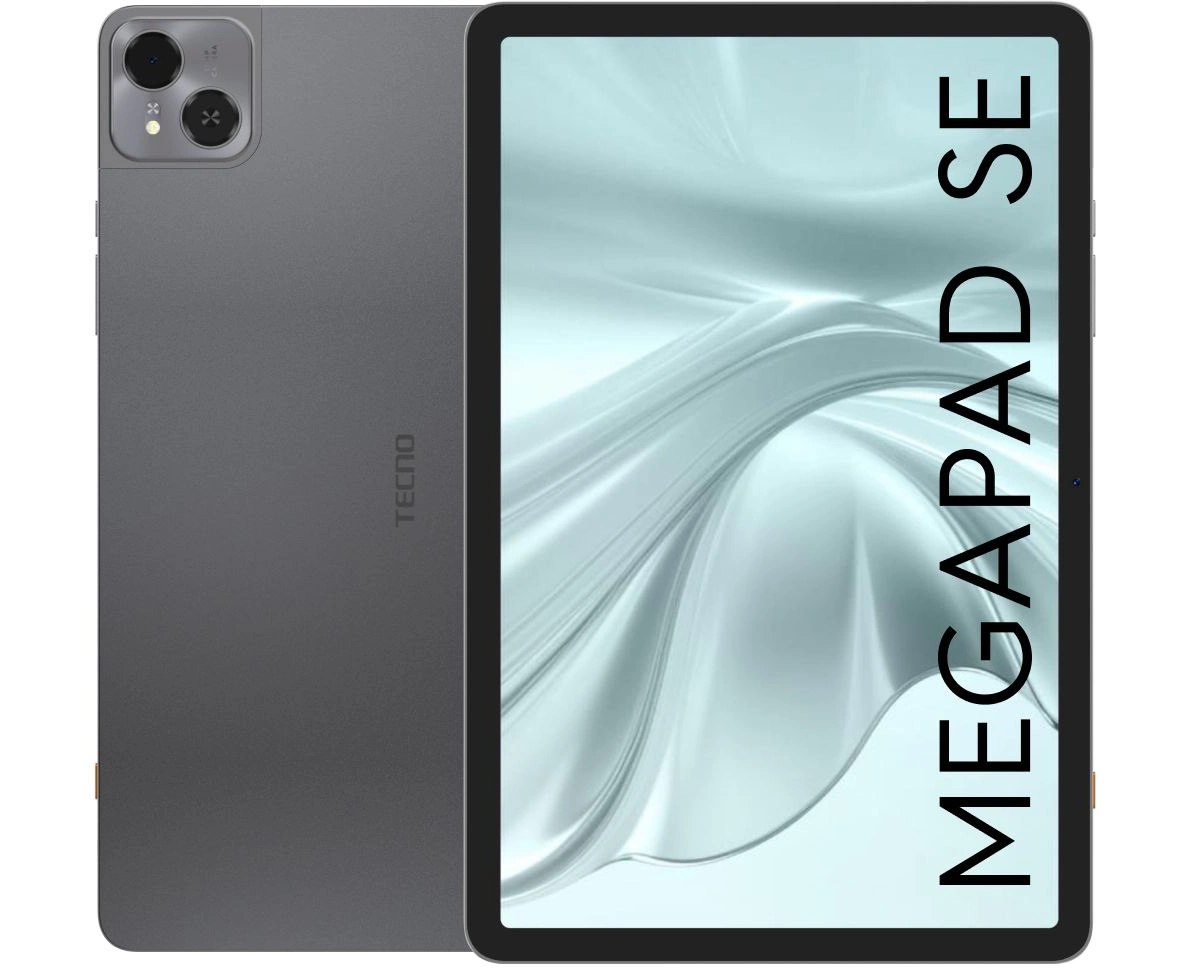 Планшет Tecno Mega Pad 11 SE T1102 685 (2.8) 8 C 4/128 Gb 10.95" IPS 1920x1200 4 G Android 15 серый 8 Mpix 5 Mpix BT Wi Fi micro SD 1 Tb 8000m Ah 1776hr