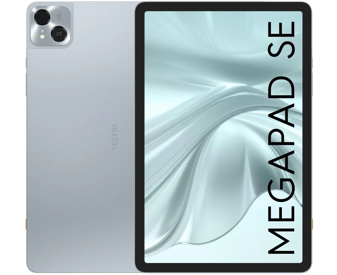 Планшет Tecno Mega Pad 11 SE T1102 685 (2.8) 8 C 8/256 Gb 10.95" IPS 1920x1200 4 G Android 15 голубой 8 Mpix 5 Mpix BT Wi Fi micro SD 1 Tb 8000m Ah